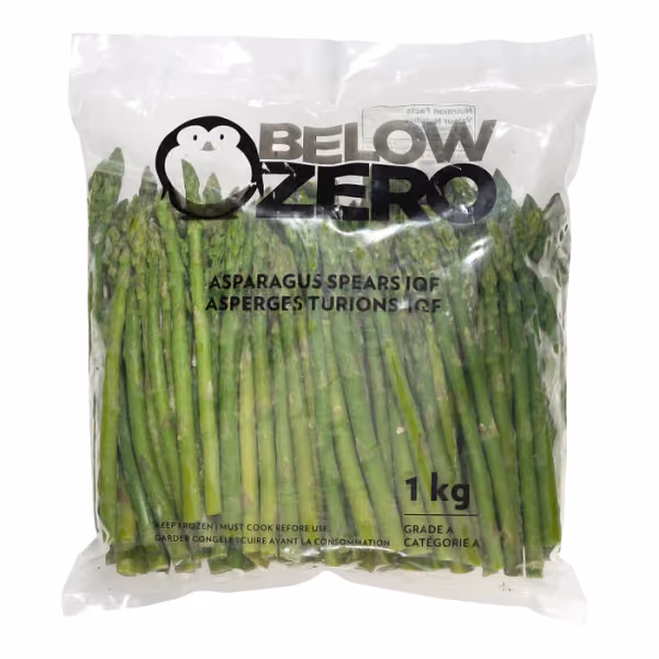 Asperges pointes fines, une fois apprêté