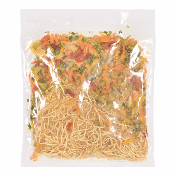 NOUILLE CHOW MEIN LEGUME, une fois apprêté