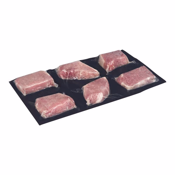 Côtelette de longe de porc désossé 6oz, une fois apprêté