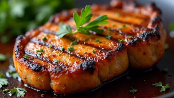 Côtelette de longe de porc désossé 6oz